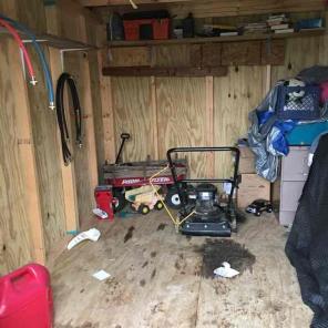 Treated 8x12 lofted barn