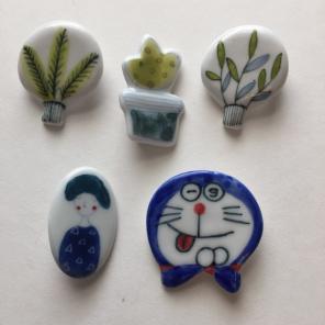 Ceramic Brooches Bundle