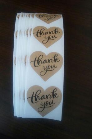 Thank You Stickers