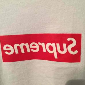 Supreme X comme des garcons red box logo