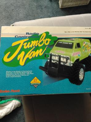 Radio controlled jumbo van radio shack