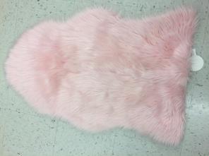 Pink Faux Fur Rug