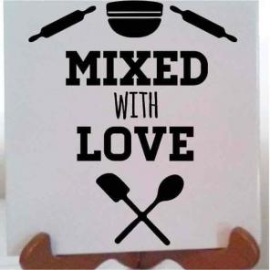 Mixed With Love Ceramic Tile