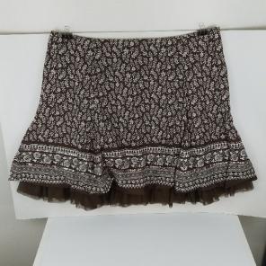 Apt. 9 woman size 22W ruffle skirt brown