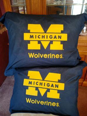 Michigan Wolverines Pillow Shams