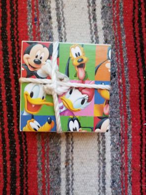 Mickey Mouse and friends coaster set
