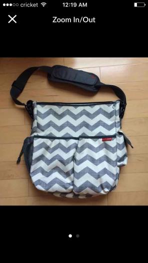 Skip Hop Diaper Bag Chevron