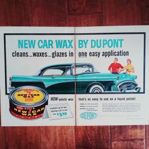 Vintage car related advertisement