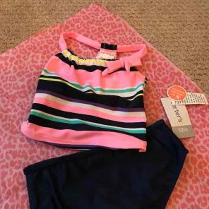 NWT Carter's 12m 2 piece Swim Suit