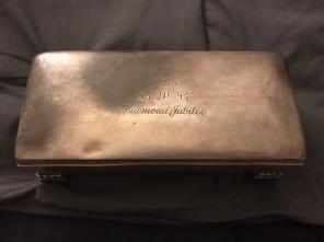 1959 Diamond jubilee Silver Box