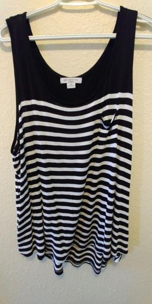 Liz Claiborne 2x striped tee