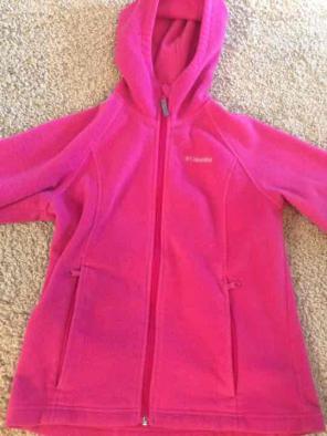 Pink Columbia Hooded Fleece
