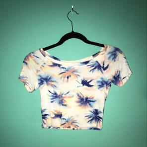 Forever 21 Tropical Crop Top