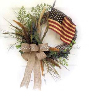 Americana rustic Flag Memorial Day July4