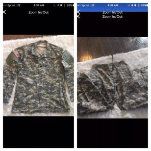 Army Combat Uniform (ACU) top