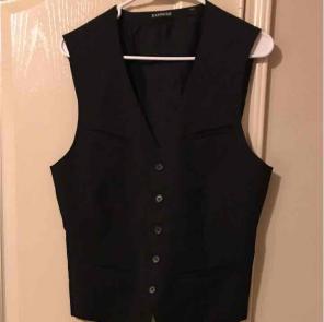 Express black vest size small