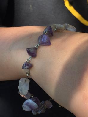 Amethyst Bracelet with calming spell