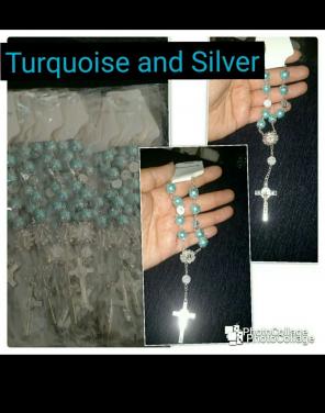 12 Rosary Bracelets in clear box