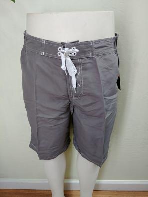 B. Split Men's Solid Volley Swim Shorts