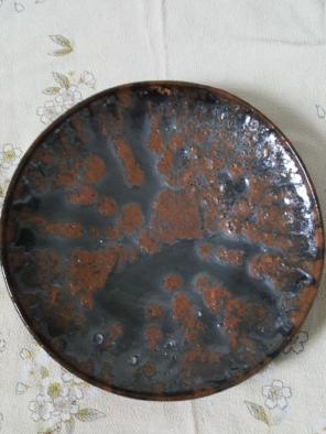 Handmade pottery plate
