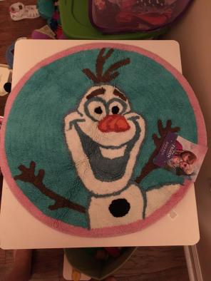 Frozen Olaf Bath Rug 25-inch New