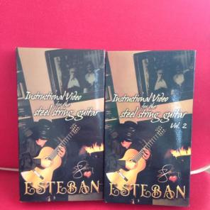 2 VHS Esteban Guitar Tapes