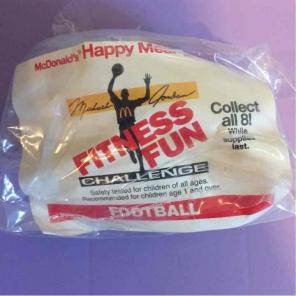 1992 McDonalds Fitness Fun Football MIP