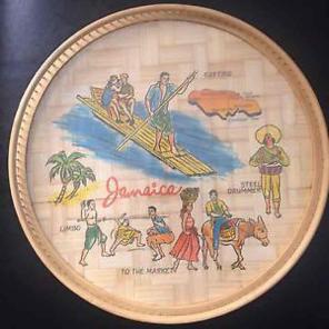 Jamaica Decorative Rafting Wicker Tray
