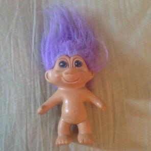 1991 Purple Haired Troll Doll
