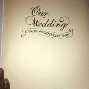 Wedding photo album