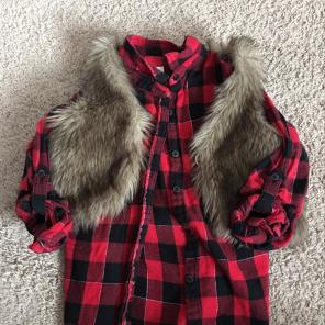 H&M Flannel And Vest