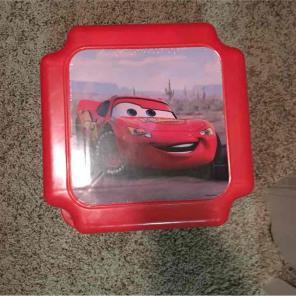 Disney cars plastic stool