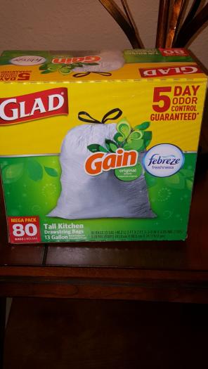 Glad trash bags