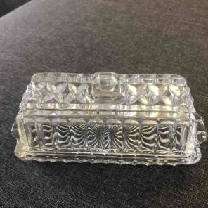 Crystal Butter Dish