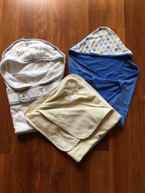 3 Hooded Baby Towels