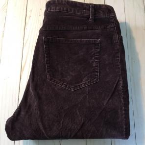 J. Jill Purple Slim Leg Corduroy Pants