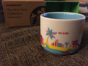 Starbucks Miami Ornament You Are Here