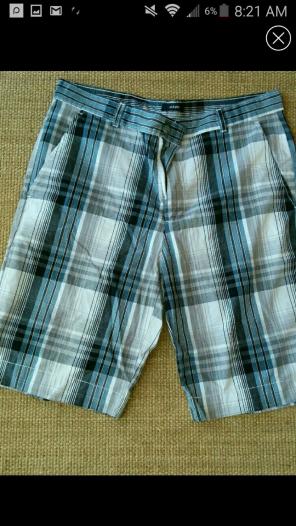 Alfani plaid cargo shorts!