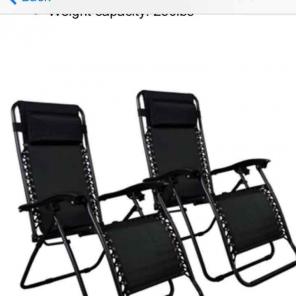 New Zero Gravity Chairs Case Of 2