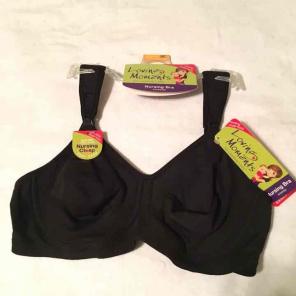 Black Wire-free Nursing Bra 36C