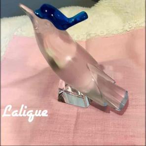Lalique Blue Headed Bird -