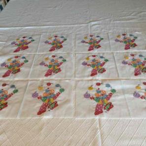 Adorable 12 blocks of jack Dempsey clown