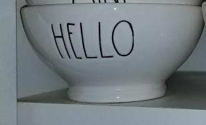 Rae Dunn hello bowl
