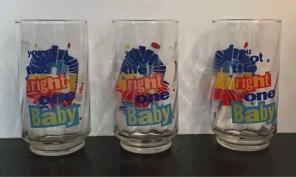 Pepsi 1990's Drinking glasses lot of 6