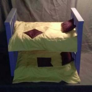 Doll bed, cat bed or small dog bed.