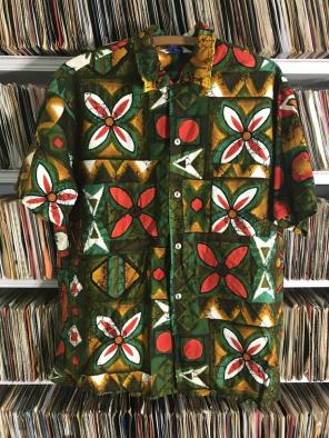 Sears Sportswear Tiki Hawaiian Shirt