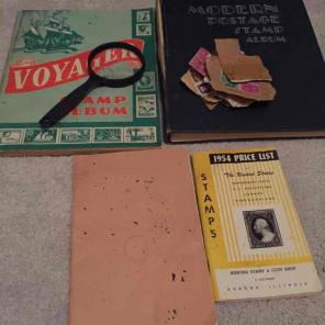 Vintage stamp collection