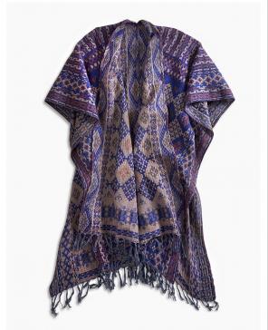 Lucky Brand Patchwork Kimono/Poncho
