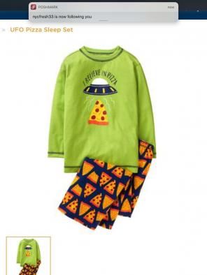 Boy's Green Believe In Pizza