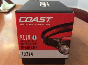 Coast HL7R Rechargeable Headlamp